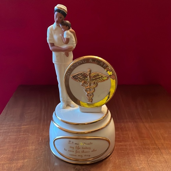 Care Giving 2nd Issue in the Nursing and Caring Heirloom Music Box Collection - Picture 1 of 6